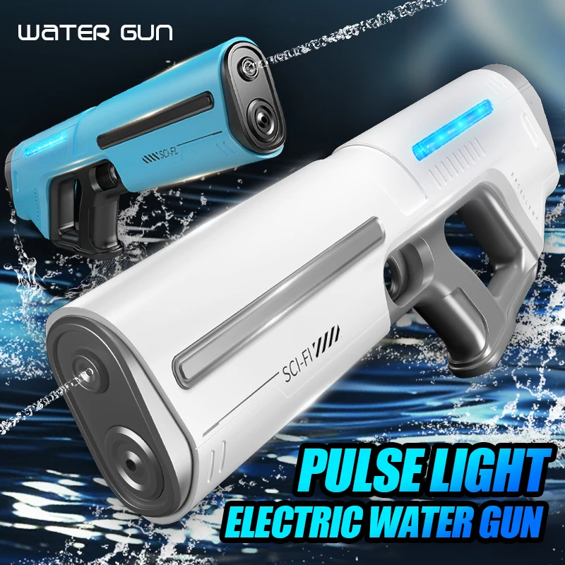 Pistola de agua eléctrica infantil con succión automática potente - imagen 2