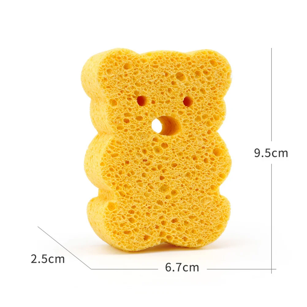 Esponja de baño para bebé con lufa natural y forma de animal - imagen 2
