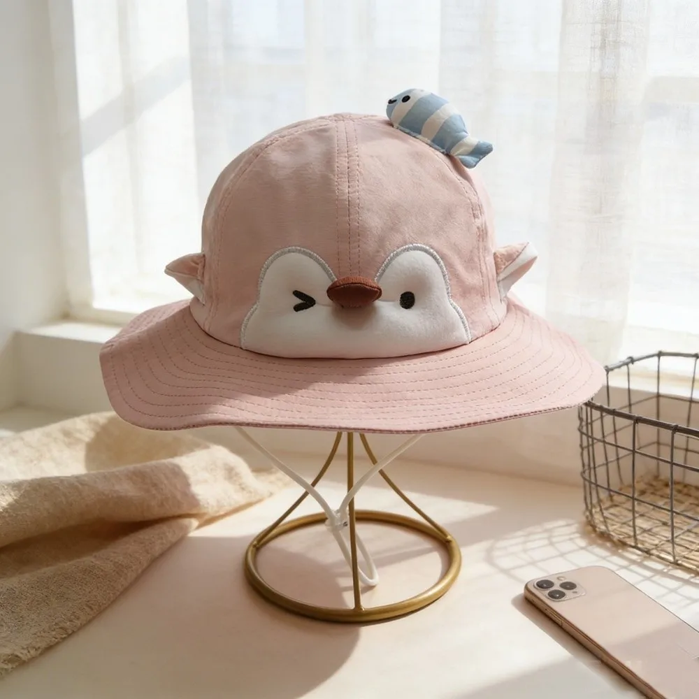 Sombrero de pescador infantil con dibujos y visera ancha de verano - imagen 2