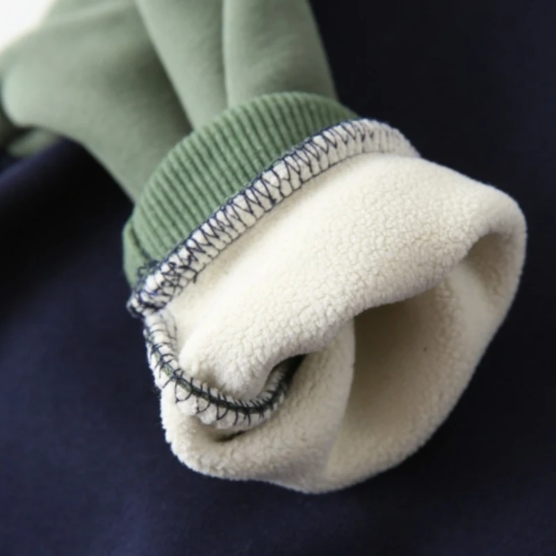 Sudadera acolchada térmica de invierno para niños, manga larga - imagen 5
