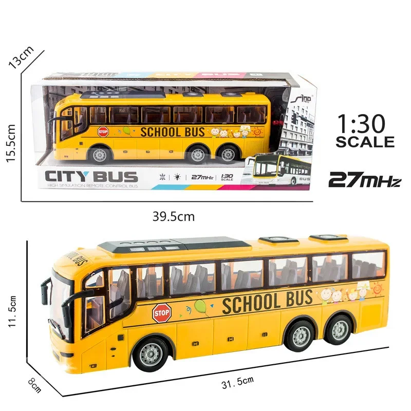 Autobús teledirigido RC escolar con control remoto para niños - imagen 4