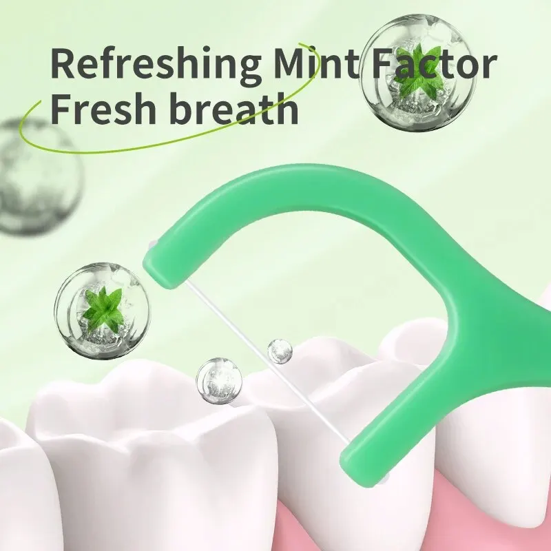 Barra de hilo dental de menta para niños – Limpieza interdental suave