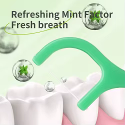 Barra de hilo dental de menta para niños – Limpieza interdental suave