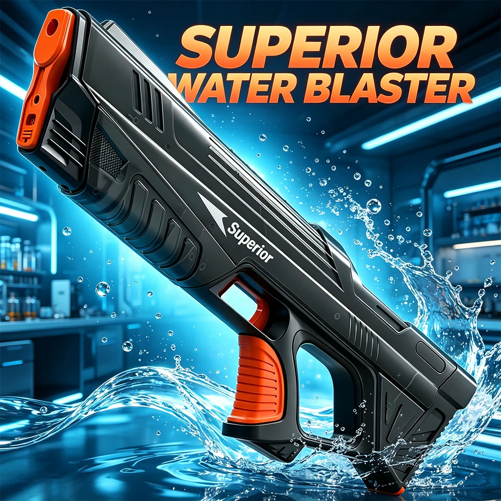 Pistola de agua eléctrica con chorro automático para fiestas - imagen 5