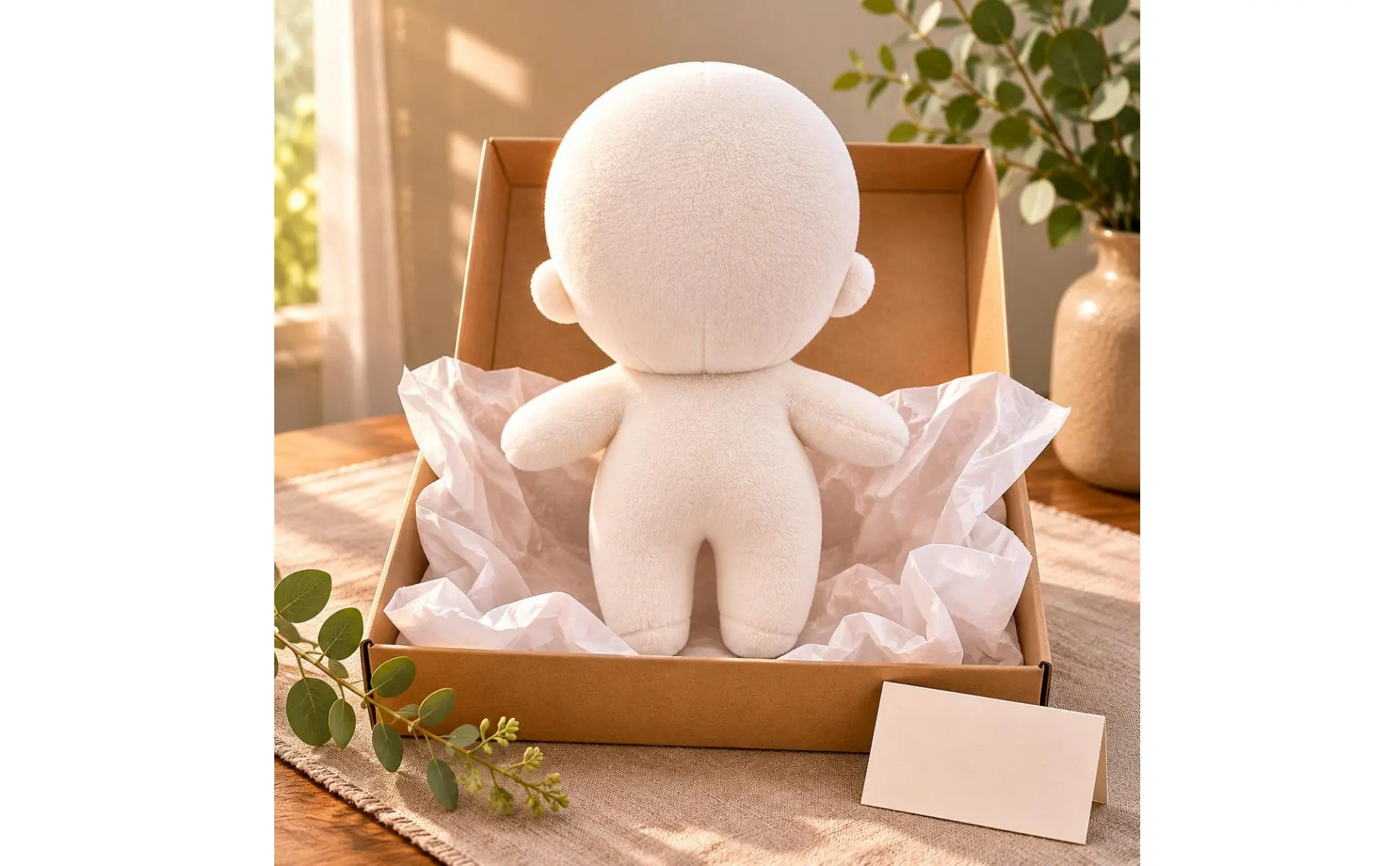 Peluche suave y acolchado, apariencia sencilla