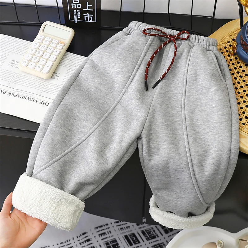 Pantalones acolchados de invierno para niños y niñas - imagen 4