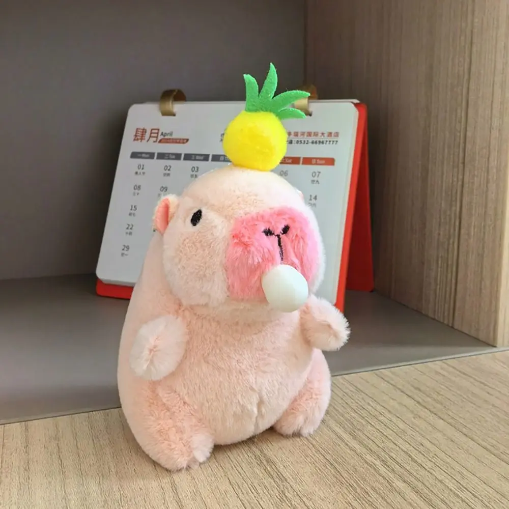 Llavero de peluche rosa Capybara para bolso – Adorno infantil - imagen 5