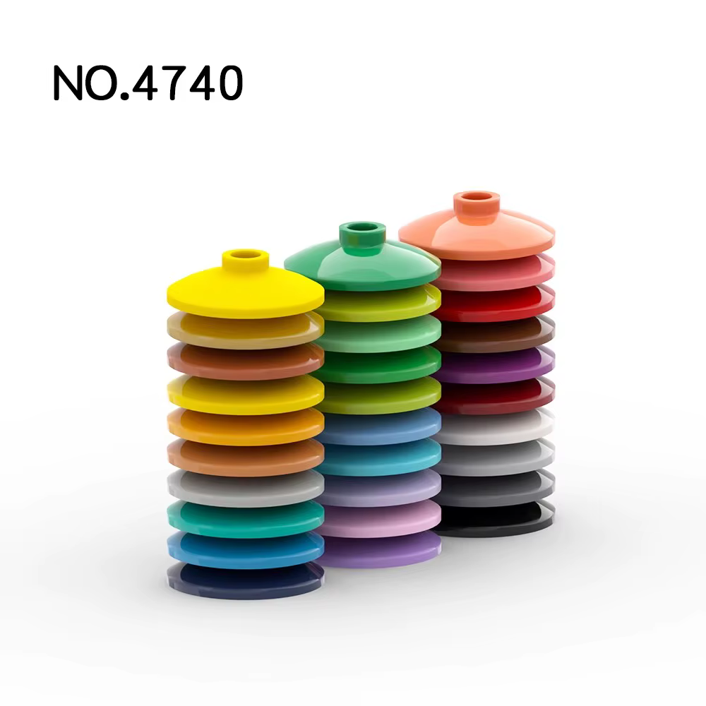 Platos invertidos 2x2 para construir – Compatible LEGO, Set DIY - imagen 2