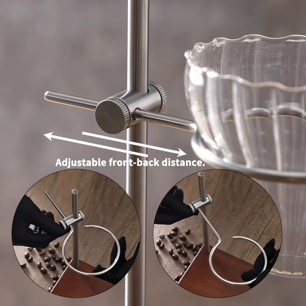 Soporte giratorio metálico para filtro de café y té vintage - imagen 3