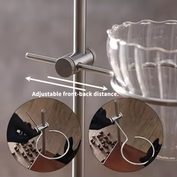 Soporte giratorio metálico para filtro de café y té vintage
