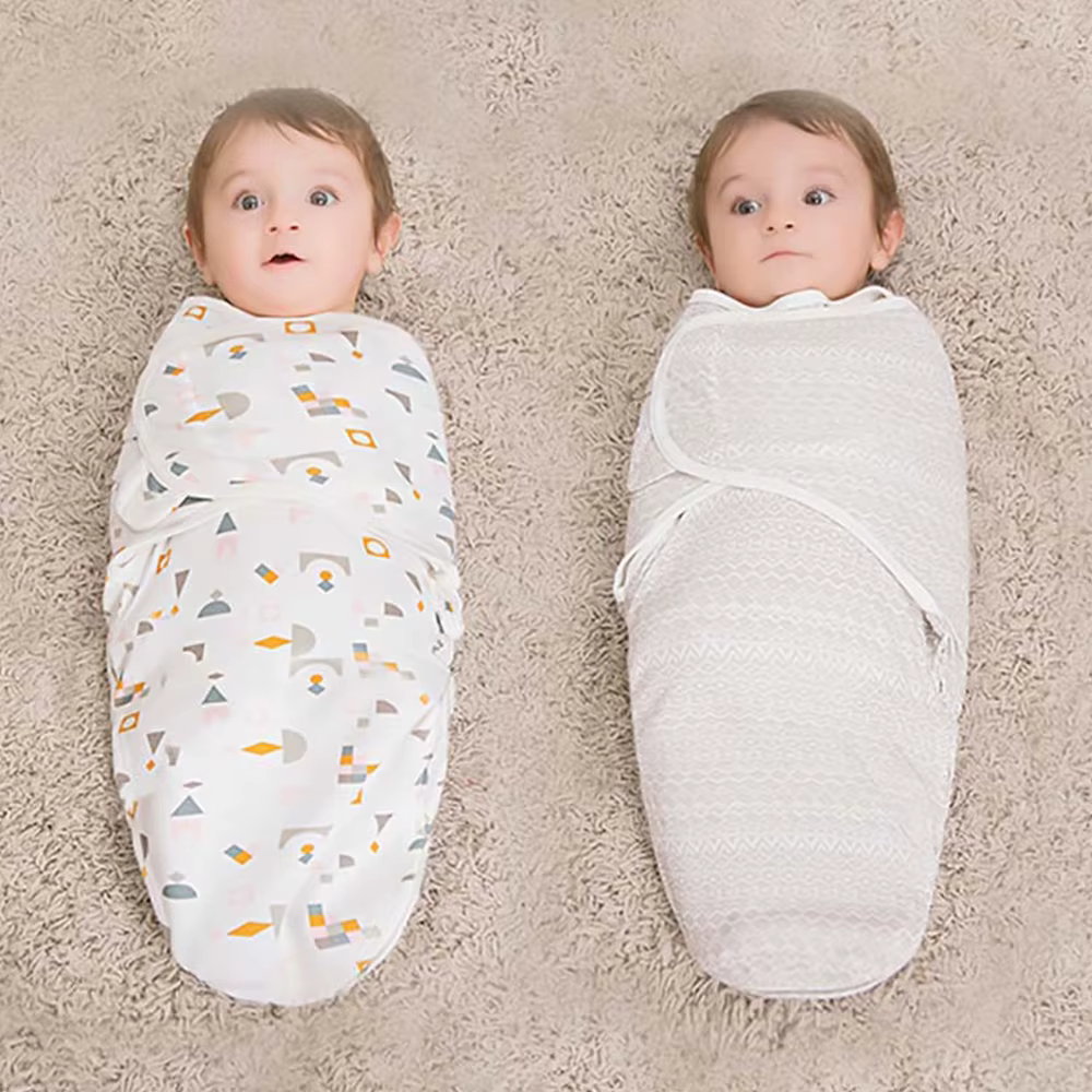 Saco de dormir de algodón para recién nacido, envolvente para niña - imagen 5