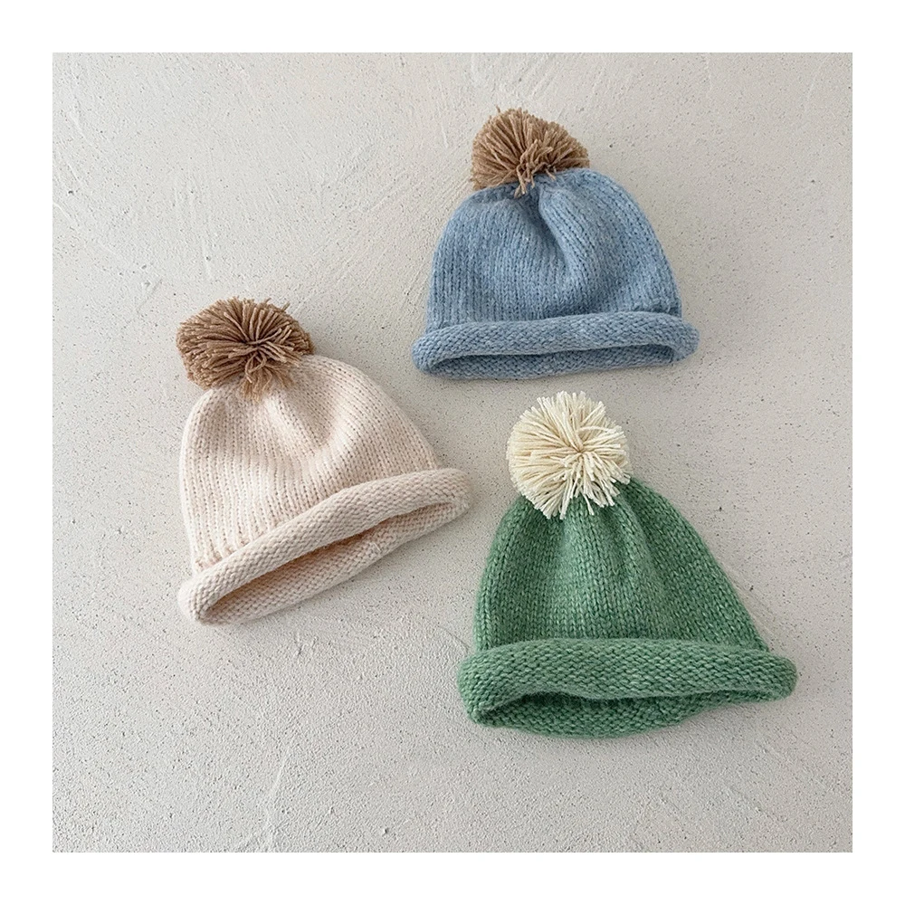 Gorro tejido con diseño abrigado