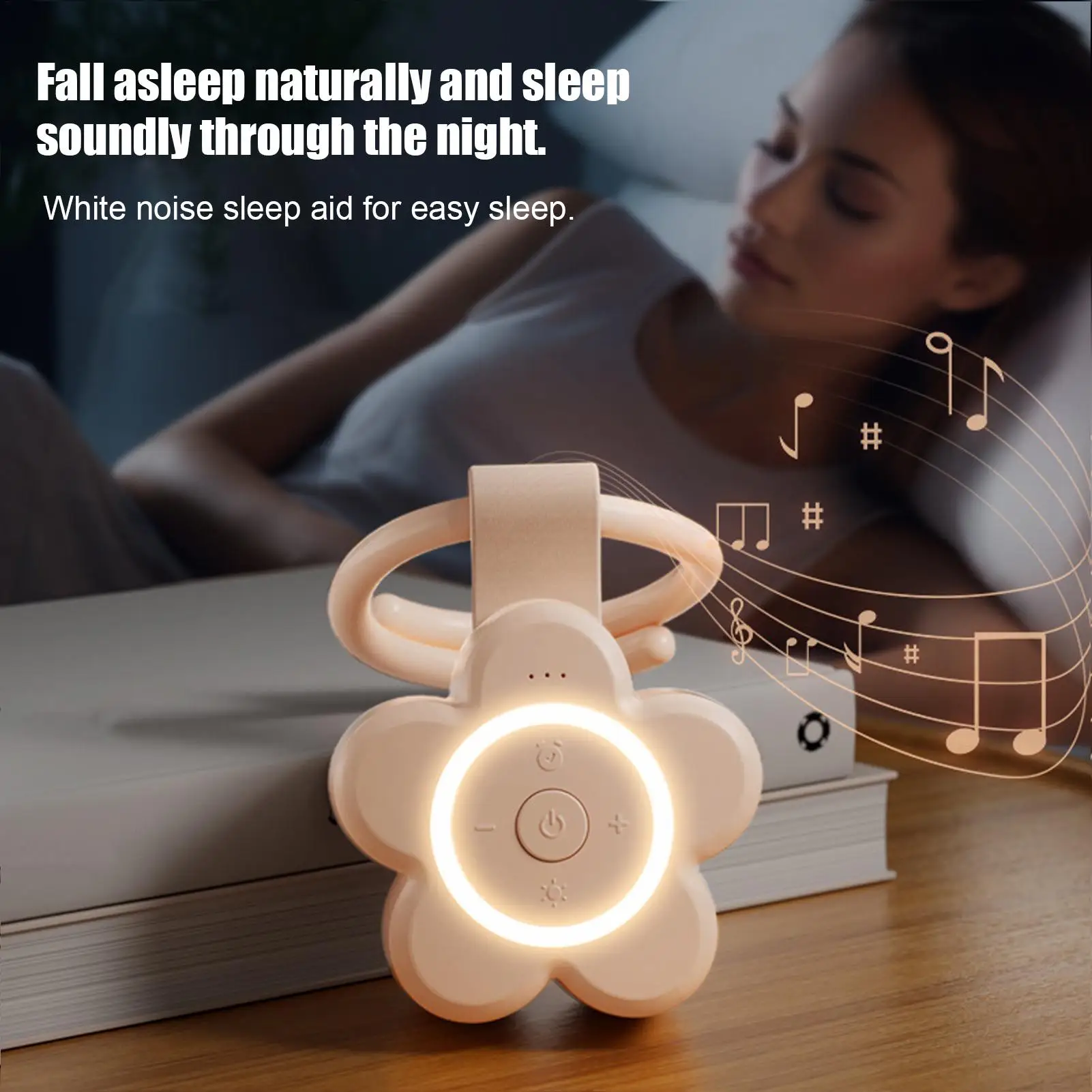 Máquina de sonidos relajantes recargable con temporizador para bebé - imagen 4