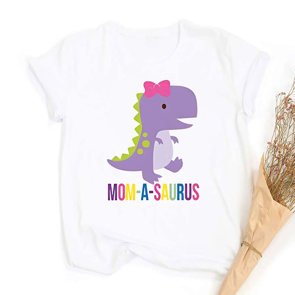 Camiseta dinosaurio niña para cumpleaños 3 años conjunto familia - imagen 3