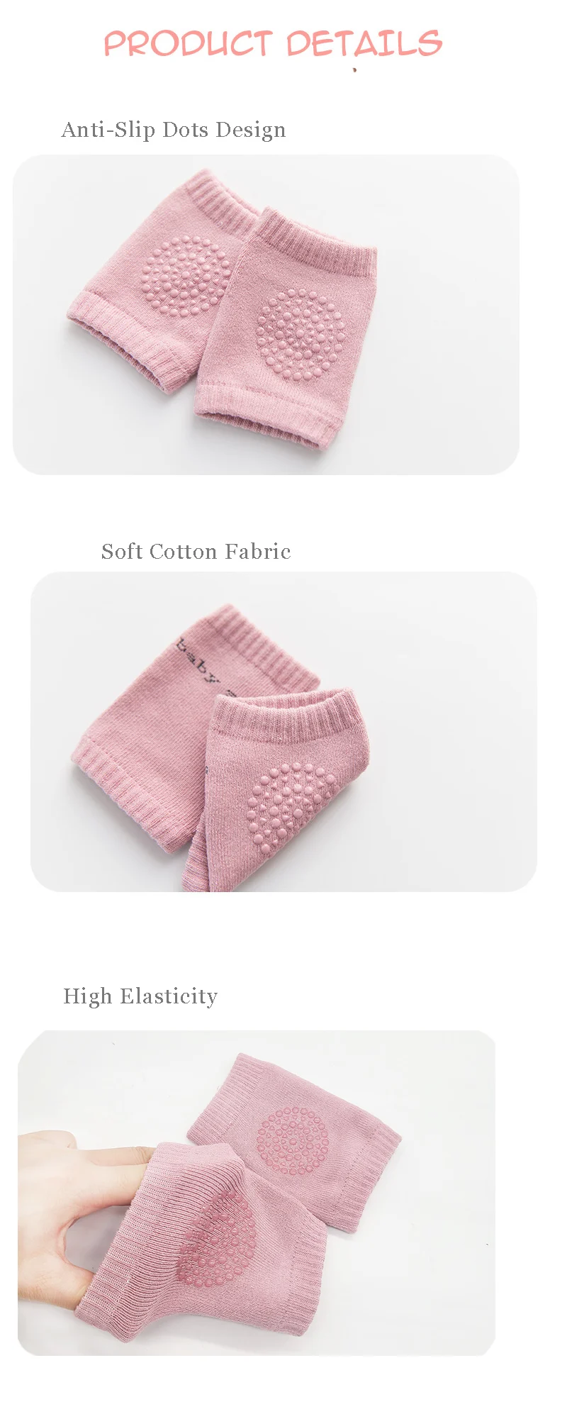Conjunto de rodilleras para bebé