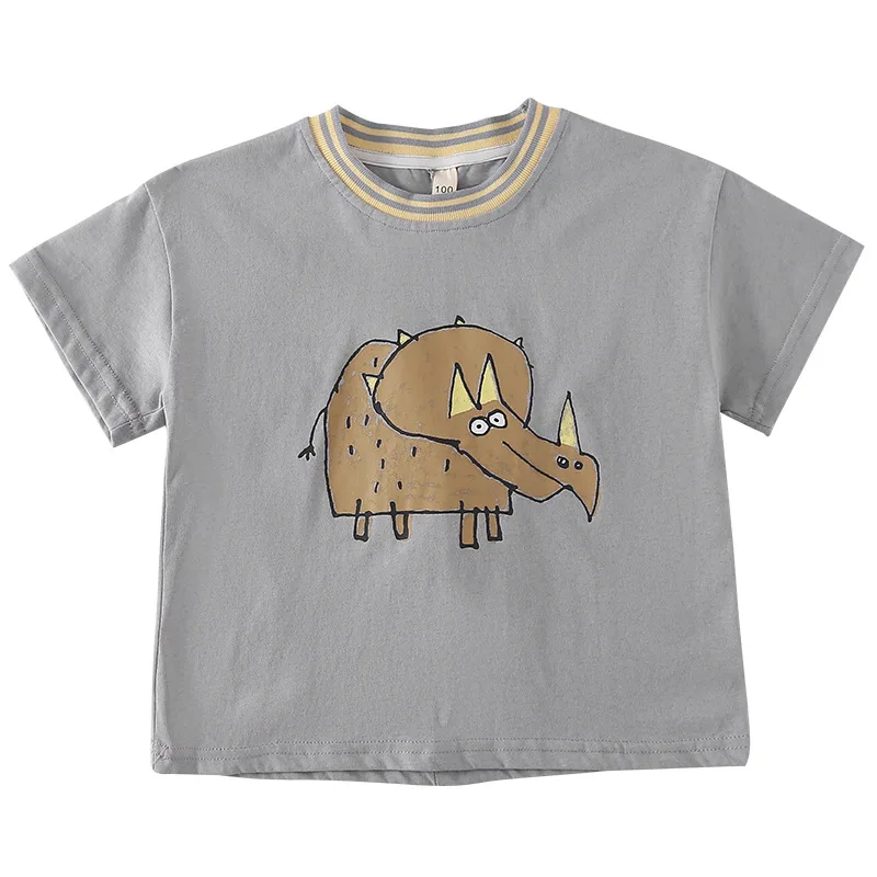 Camisetas verano para niño manga corta estampadas dibujos animados - imagen 3