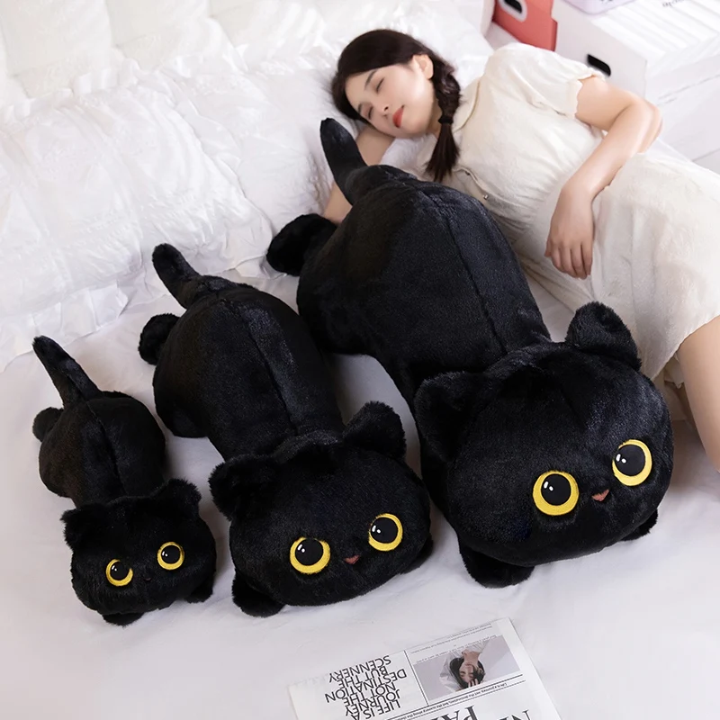 Almohada de gato felpa suave cojín para dormir y descansar tumbado - imagen 2