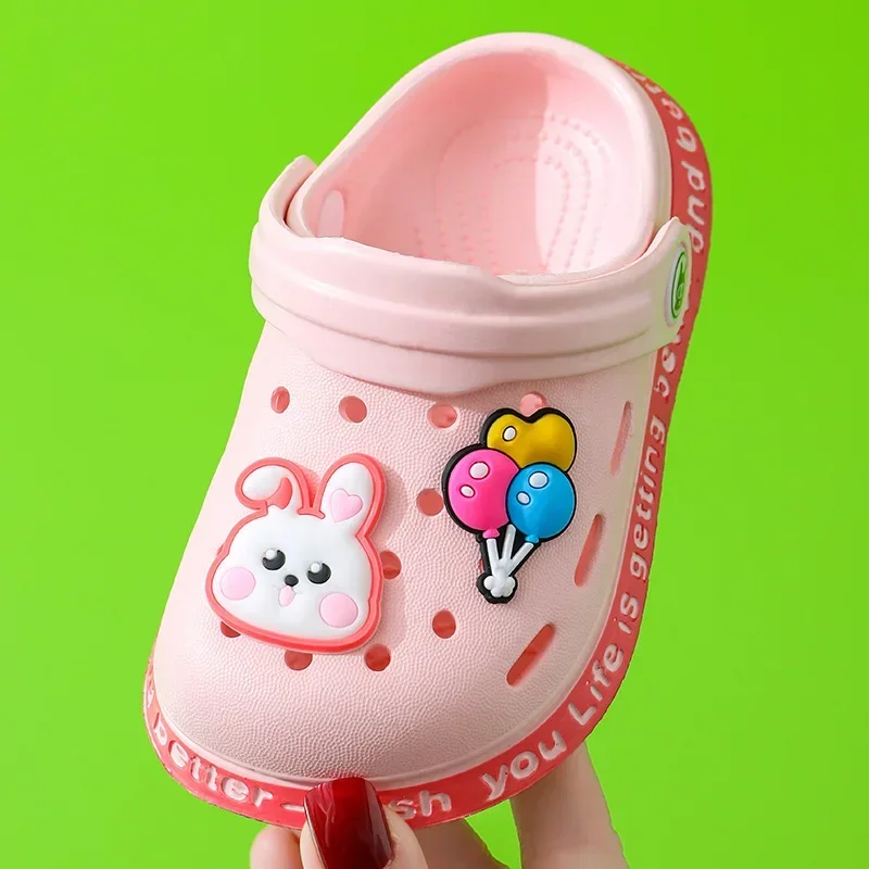 Zapatillas de jardín verano para bebés con dibujos y transpirables - imagen 2