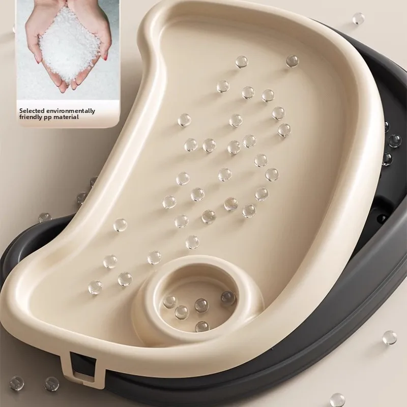 Trona para bebé con asiento mecedora plegable y ajustable - imagen 5