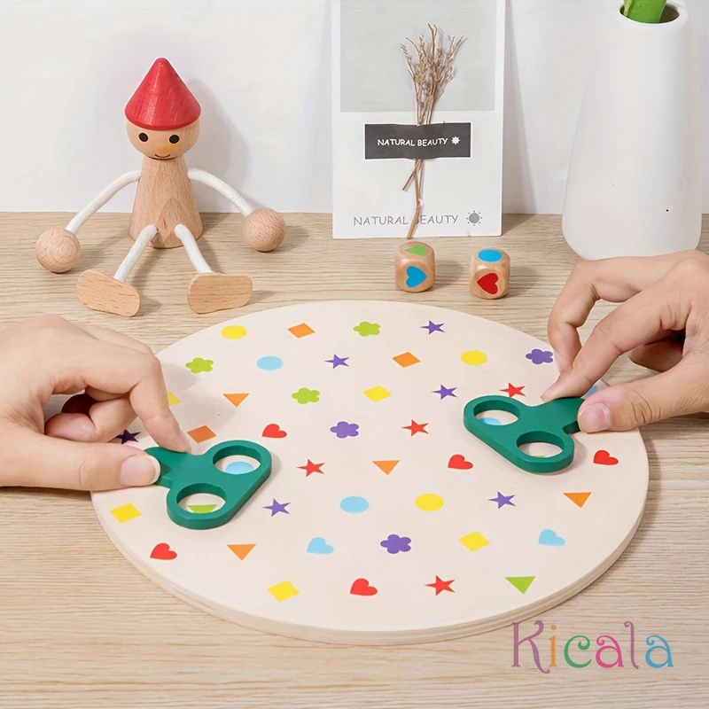 Piezas y tablero del rompecabezas interactivo