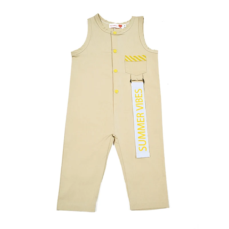 Mameluco bebé con bolsillo e impresión para verano – Conjunto familia - imagen 2