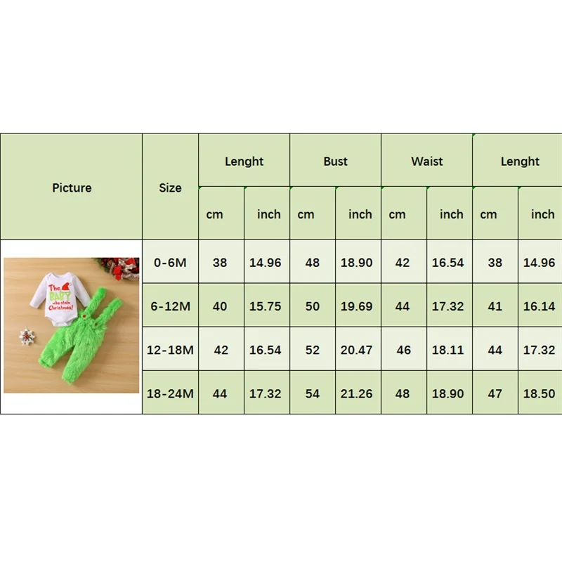 Conjunto navideño de bebé con pelele y pantalón de tirantes