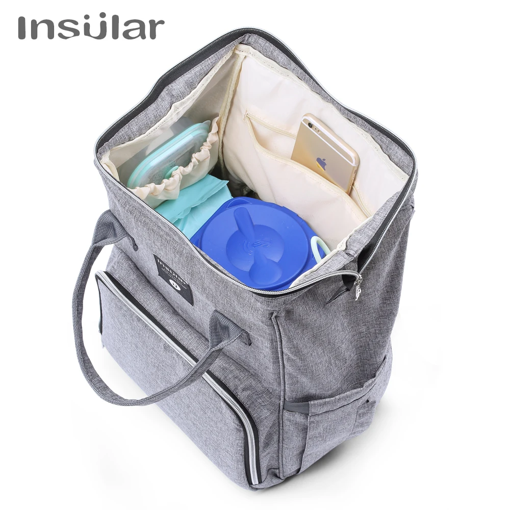 Mochila cambiador pañales Insular Baby para carrito y paseo - imagen 3