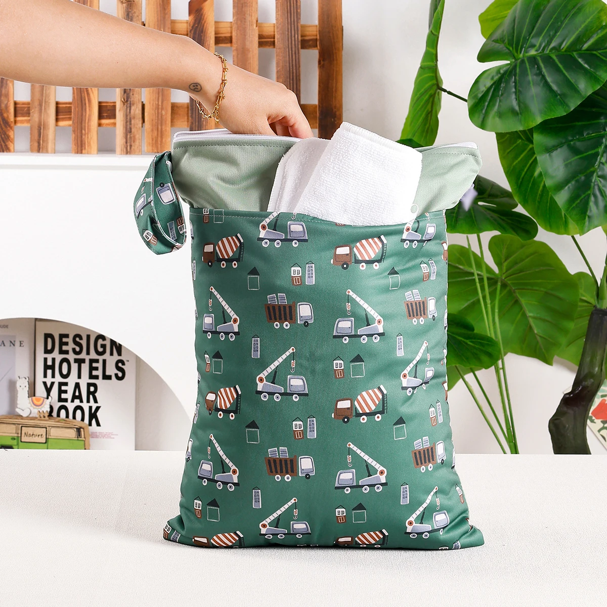 Elinfant Bolsa portabebés impermeable húmeda-seca para playa y piscina - imagen 5