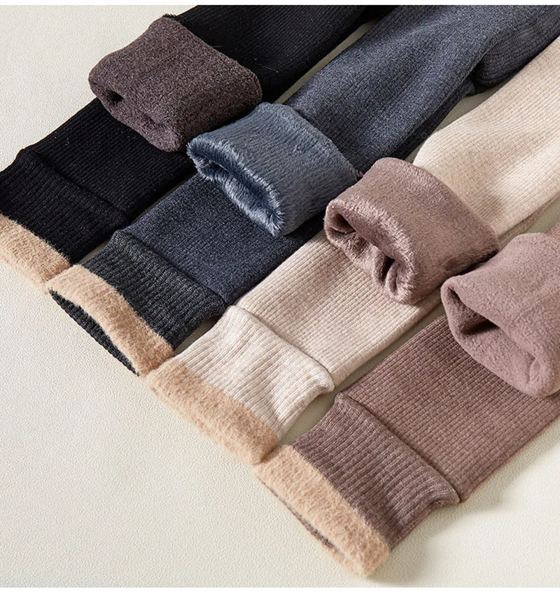 Milangel Mallas térmicas acolchadas de lana para otoño