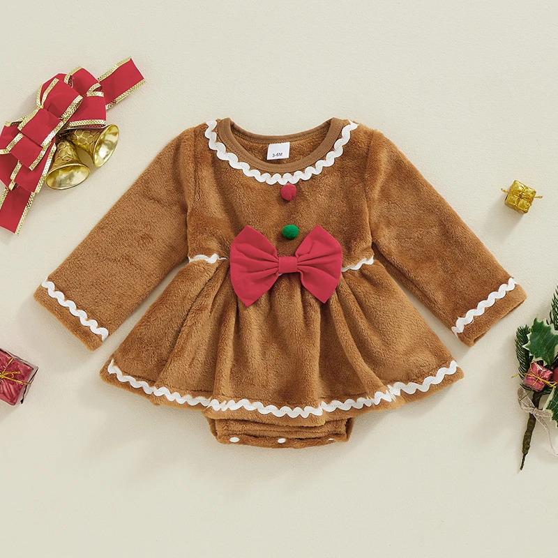 VISgogo mameluco navideño para niña - imagen 2