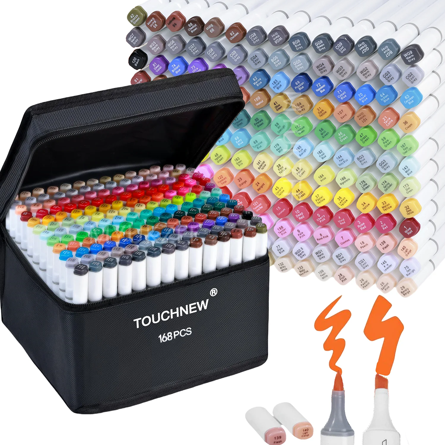 Marcadores infantiles TOUCHNEW doble punta - Ideales para el cole