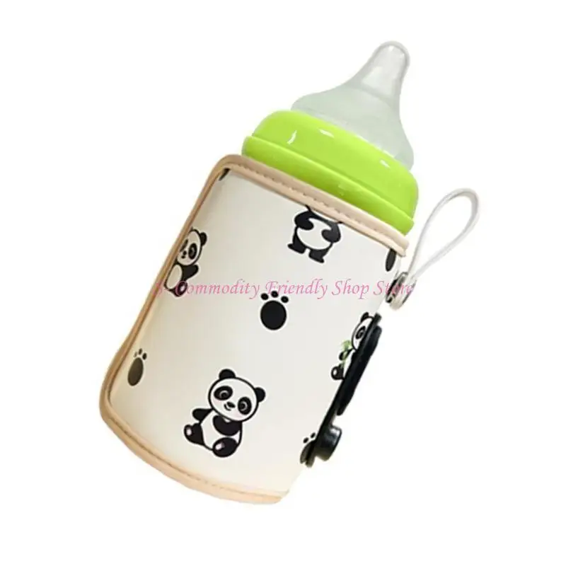 Bolsa calentadora de biberones portátil para viaje, funda ajustable - imagen 3