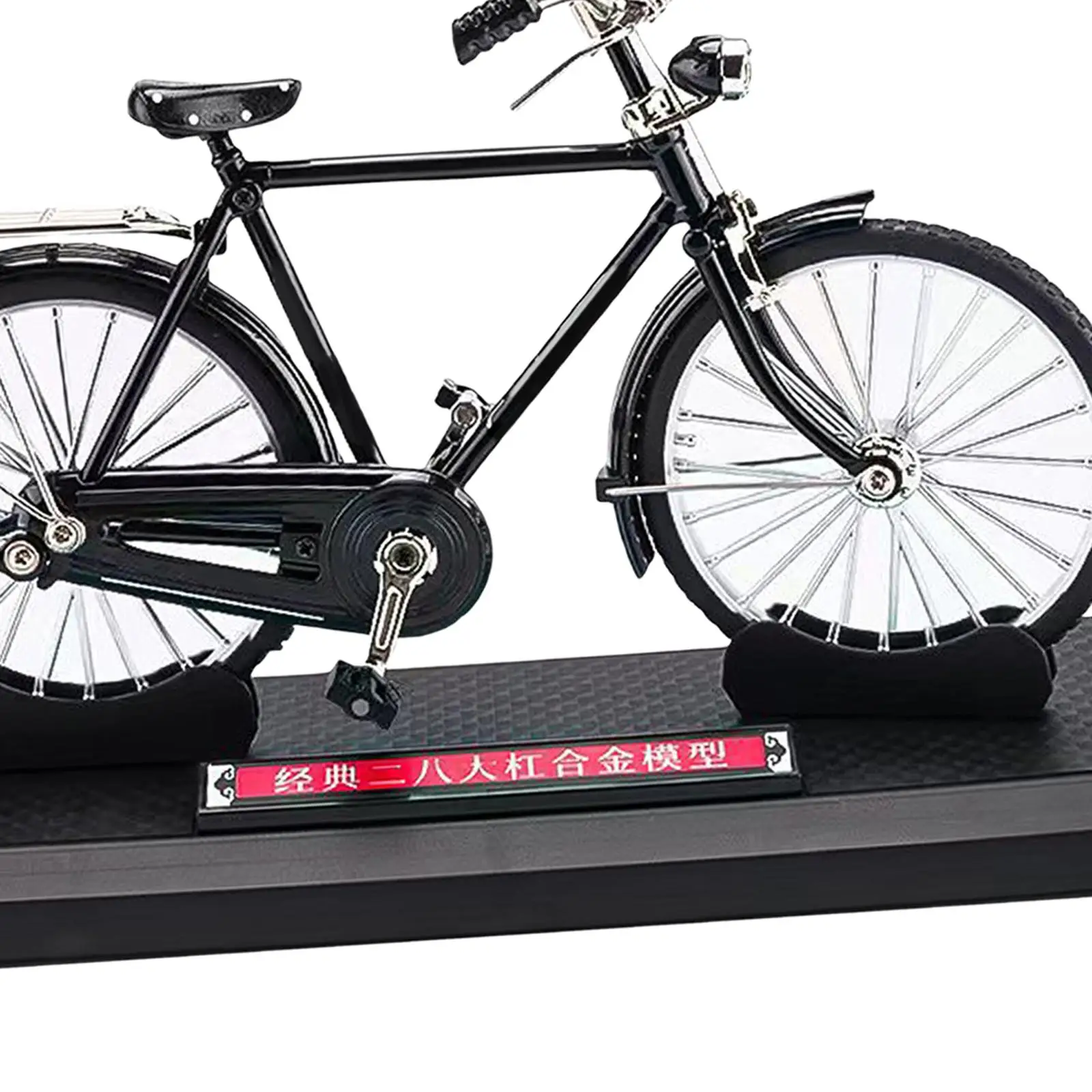 Adorno de bicicleta vintage en aleación clásica para escritorio infantil - imagen 3