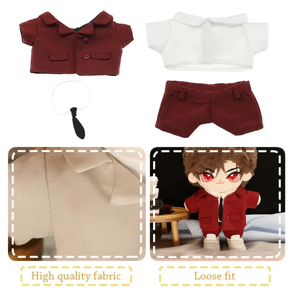 Conjunto de ropa muñeca algodón felpa para niños traje moda