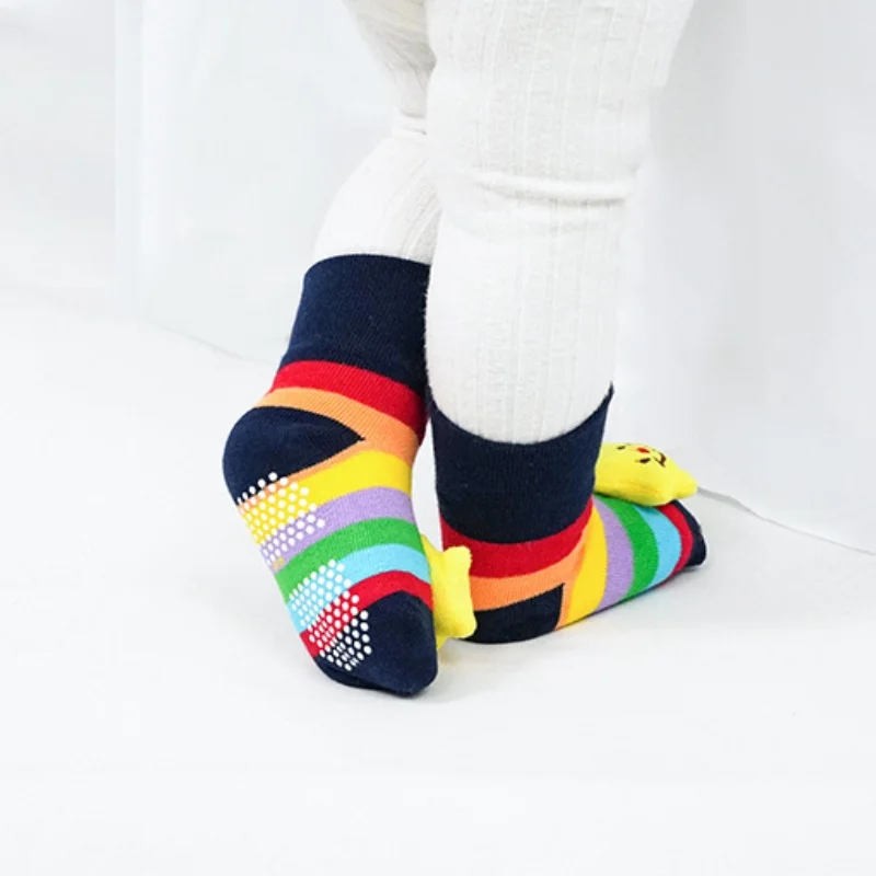 Calcetines antideslizantes de algodón para bebés primeros pasos - imagen 4