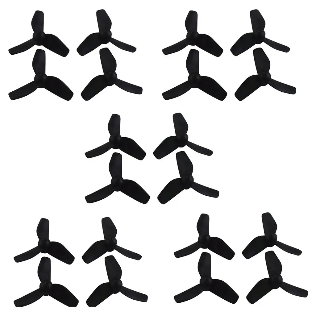 Hélices de repuesto para dron RC negras, juego infantil aeromodelismo - imagen 4