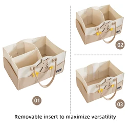 Sunveno Organizador de Pañales – Bolsa portátil para cambiador