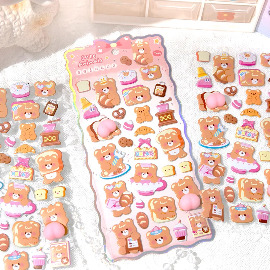 Pegatinas 3D de animales infantiles – Decorativas para manualidades - imagen 5