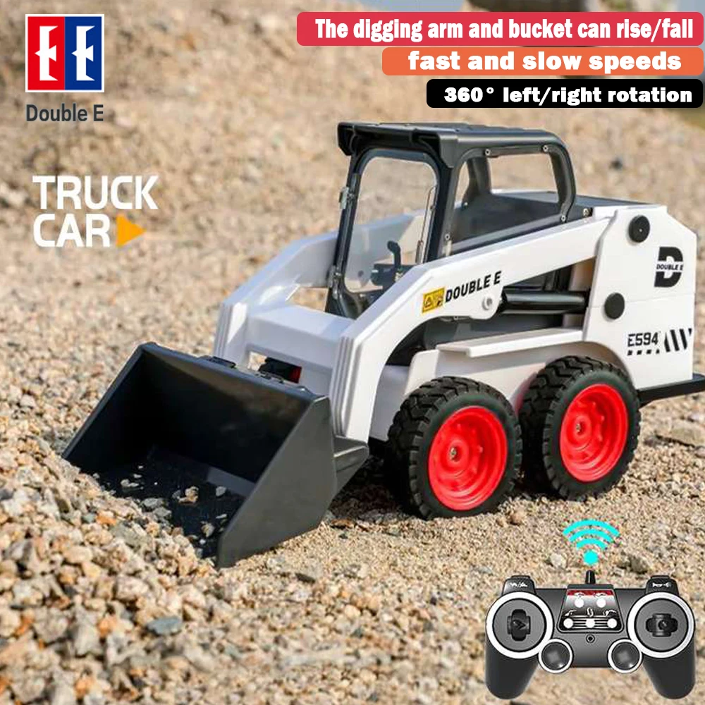 Doble E Excavadora RC para niños - Juguete remoto y confiable - imagen 5