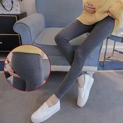 Leggings de maternidad cálidos de invierno con tejido grueso