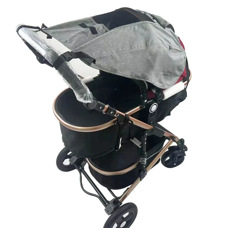 Cochecito bidireccional con sombrilla y dosel UV para bebé