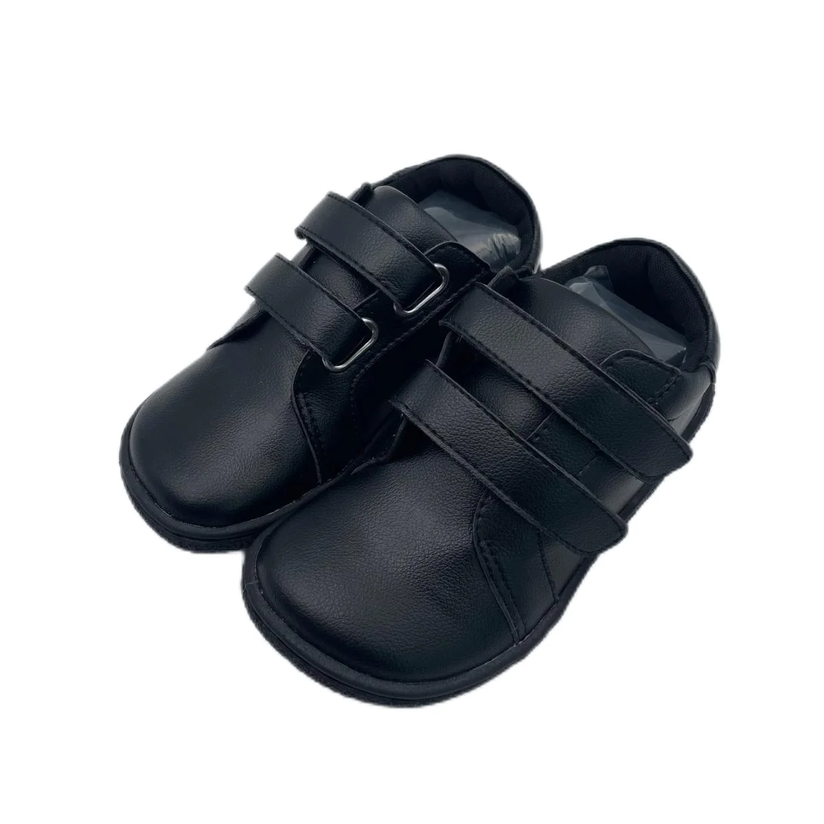 Tipsietoes Zapatillas de cuero para niño – Suela ligera doble correa