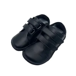 Tipsietoes Zapatillas de cuero para niño – Suela ligera doble correa