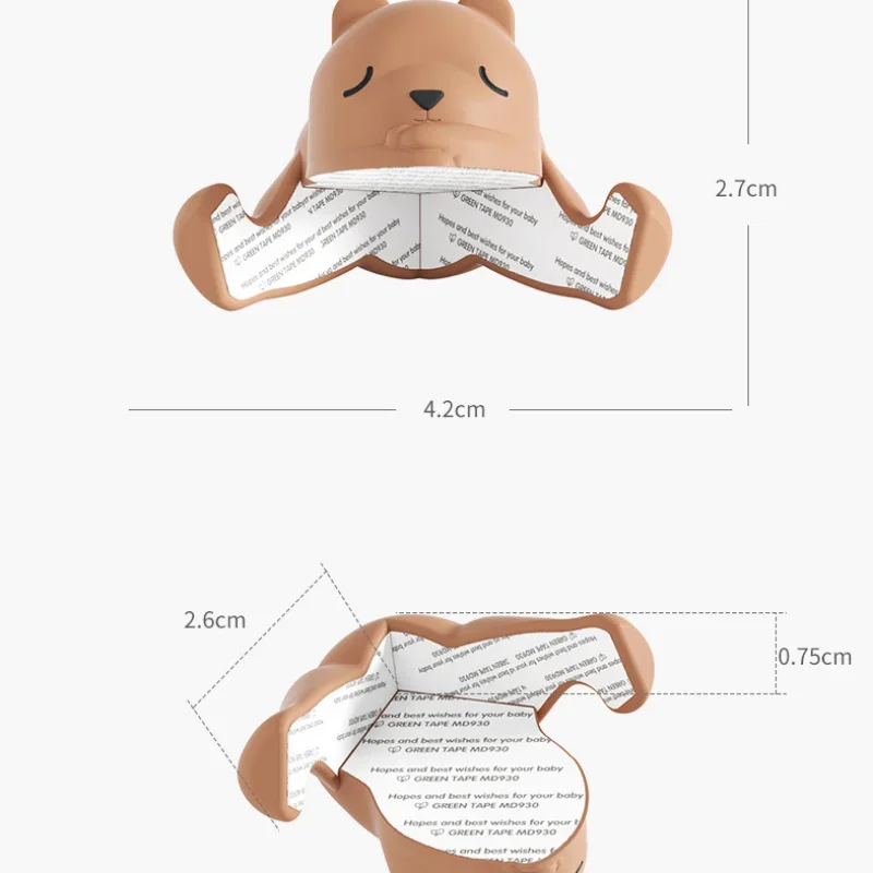 Protector antichoque de esquinas para muebles – Estampado oso - imagen 3