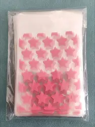 Bolsas transparentes autoadhesivas de PVC con estrellas para álbumes