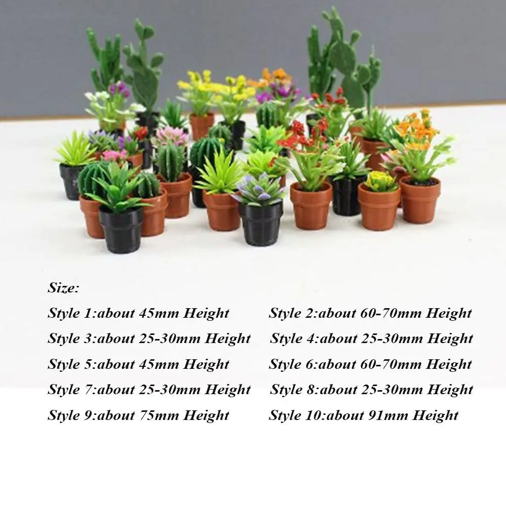 Plantas miniatura para casa de muñecas – decoración verde realista - imagen 3
