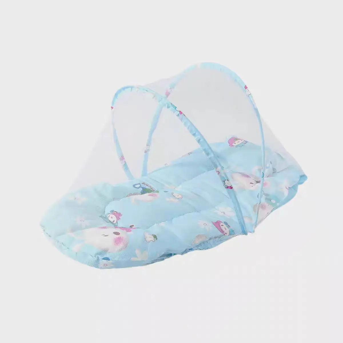 Mosquitera antimosquitos para cuna plegable de bebé con colchón - imagen 5
