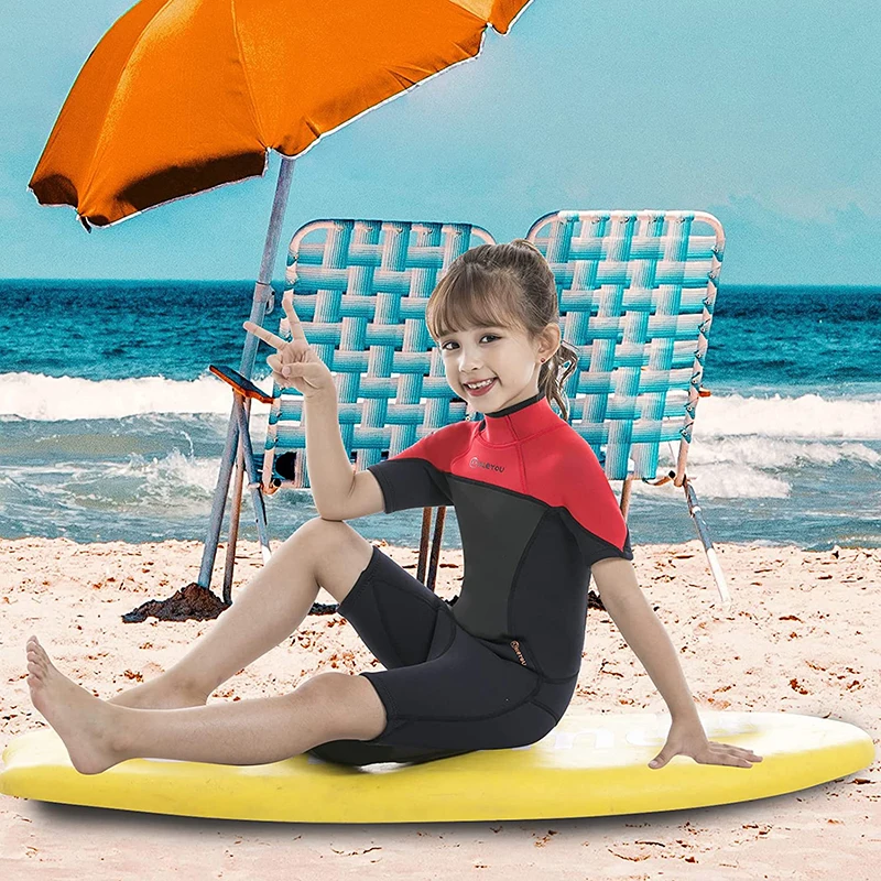 Traje de neopreno corto térmico para niño – Surf y apnea - imagen 5
