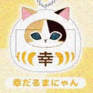 Colección de figuras Mofusand con temática Daruma y gato de la suerte