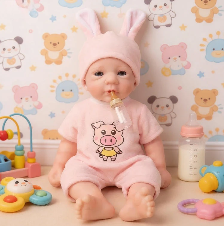 Detalle de la muñeca NPK Reborn Felicia